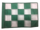 Sewn Checker Nylon Golf Flag - Green-White